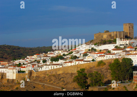 Il castello di Mertola, Baixo Alentejo, Portogallo, Europa Foto Stock