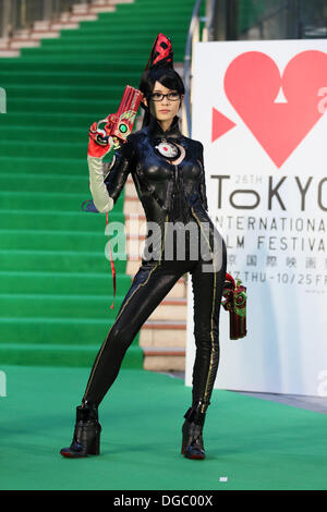 Tokyo, Giappone. Xviii oct, 2013. Maho Hashimoto, Oct 17, 2013 : Attrice Maho Hashimoto 'Bayonetta sanguinosa destino' assiste la ventiseiesima Tokyo International Film Festival a Roppongi Hills Tokyo Giappone il 17 Ott 2013 Credit: Aflo Co. Ltd./Alamy Live News Foto Stock