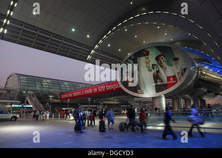 Dubai Airport Terminal 3 Tre aviazione DEGLI EMIRATI ARABI UNITI Foto Stock