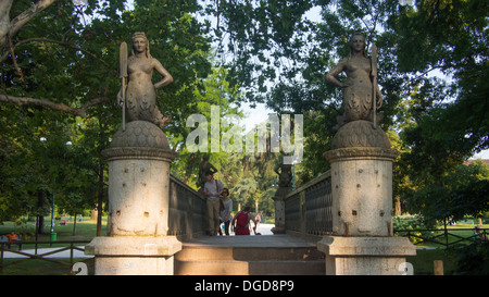 Parco Sempione, Milano, Lombardia, Italia Foto Stock