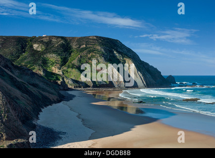 Il Portogallo, Algarve, Costa Vicentina, Praia do Castelejo Foto Stock