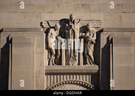 Architettura Art Deco County USC Medical Center di Los Angeles Foto Stock