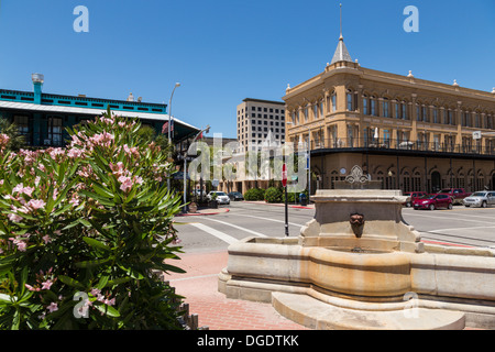 Fontana in Galveston Historic District Texas USA Foto Stock