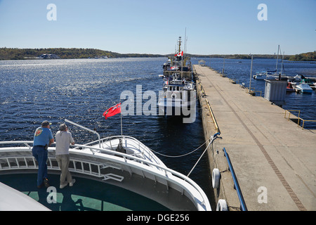 Parry Sound porto vicino 30.000 isole su Georgian Bay, il Lago Huron, Bruce Peninsula;;Ontario Canada;l'America del Nord Foto Stock