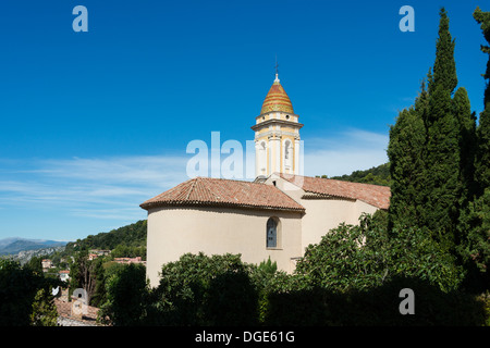 Saint-Michel-Archange chiesa di La Turbie Francia Foto Stock