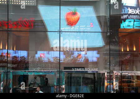 3 Times Square a New York City Foto Stock