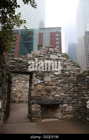 Irlandese Memoriale della fame in Manhattan inferiore Foto Stock