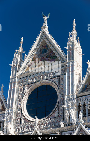 La Cattedrale Metropolitana di Santa Maria Assunta è la chiesa principale di Siena, Italia. Foto Stock