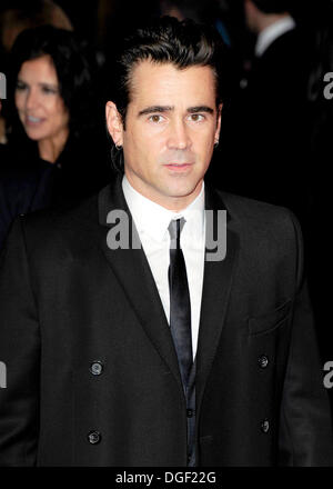 Londra, Regno Unito. Xx oct, 2013. Colin Farrell assiste la Premiere mondiale di salvataggio di Mr.banche sulla 57th BFI London Film Festival Cloing Gala di notte all'Odeon Leicester Square , London.20-10-2013 Credito: Peter Phillips/Alamy Live News Foto Stock