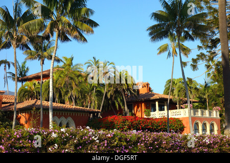 Ty Warner Montecito Estate alla Butterfly Beach, Santa Barbara County, California USA Foto Stock