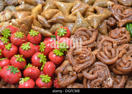 Pasticceria, Marrakech, Marrakesh-Tensift-El Haouz regione, Marocco Foto Stock