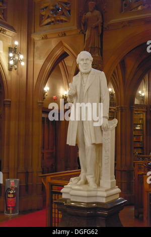 Interno della John Rylands Library, Deansgate, Manchester REGNO UNITO Foto Stock