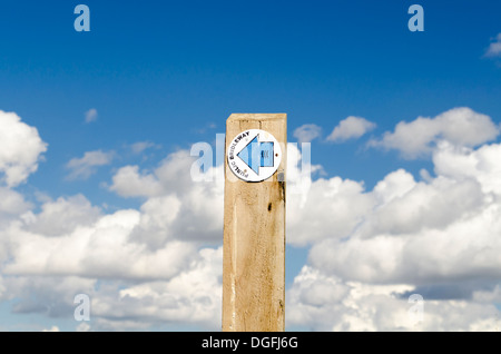 Un pubblico bridleway in Essex England Regno Unito Foto Stock