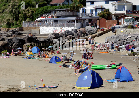 Steephill Cove,Whitwell, Ventnor, Isle of Wight, Inghilterra, Regno Unito. Foto Stock