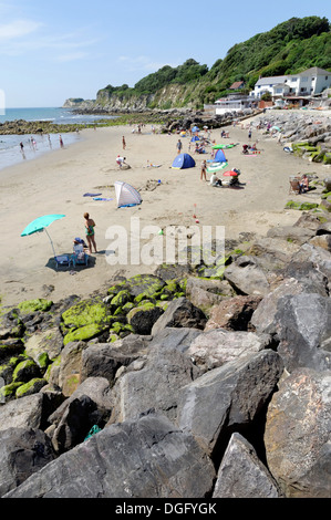 Steephill Cove,Whitwell, Ventnor, Isle of Wight, Inghilterra, Regno Unito. Foto Stock