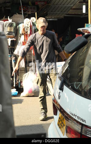 Hong Kong, Cina. Xx oct, 2013. Nuovo look di attrice Li Bingbing in film Transfomers 4: Età di estinzione svelata a Hong Kong, Cina domenica 20 ottobre, 2013. Credito: TopPhoto/Alamy Live News Foto Stock