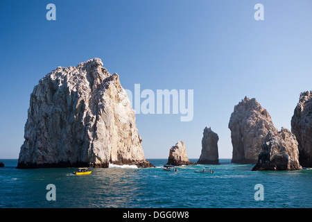 Viaggio a Lands End a Cabo San Lucas Cabo San Lucas, Baja California Sur, Messico Foto Stock