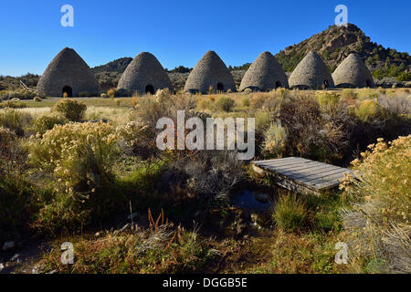 Ward forni carbone State Historic Park, Ely, Nevada, Stati Uniti d'America, America del Nord Foto Stock