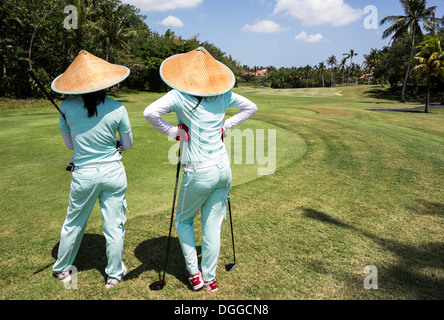 Due cassetti a Bali Golf Foto Stock