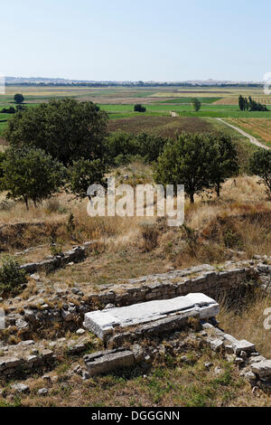 Rovine di Troia, Truva, Canakkale, Marmara, Turchia, Asia Foto Stock