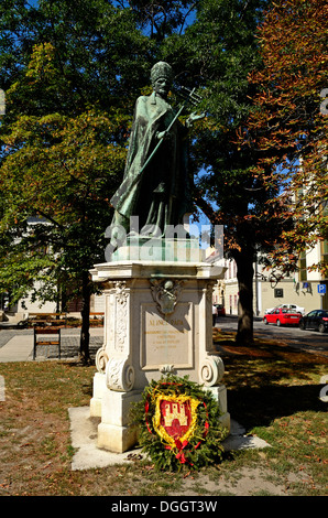 La statua di Papa Innocenzo XI Buda Budapest Ungheria Foto Stock