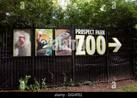 Prospect Park Zoo ingresso Foto Stock