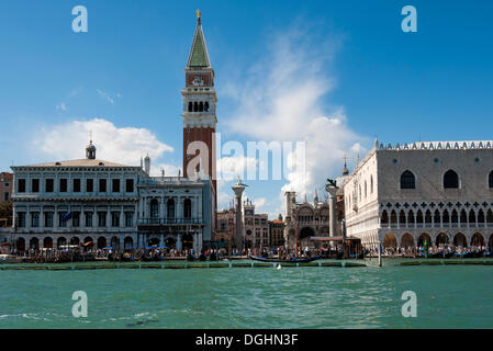 Zecca o menta, Biblioteca Nazionale Marciana Biblioteca Nazionale di San Marco, il Campanile Belfry, San Marco Itinerari Segreti di Palazzo Ducale Foto Stock