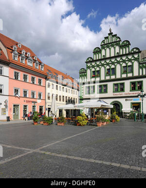 Marktplatz square, Weimar, Turingia, Germania Foto Stock