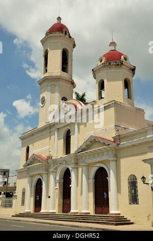 Catedral de la Purisima Concepcion cattedrale, Parque Marti park, Cienfuegos, Cuba, Caraibi Foto Stock