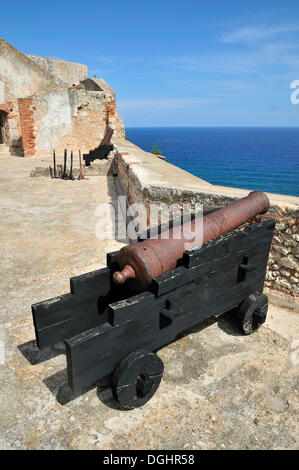 Fort San Pedro de la Roca o Castillo del Morro, Sito Patrimonio Mondiale dell'UNESCO, vicino a Santiago de Cuba, Cuba, dei Caraibi Foto Stock