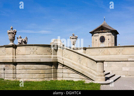 Il cimitero di barocco, monumento nazionale, Strilky, Kromeriz distretto, Zlin regione Moravia Repubblica Ceca, Europa Foto Stock