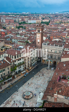 Panorama di Verona, Italia Foto Stock