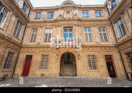 Hotel de Ville, Municipio di Aix-en-Provence, Provence-Alpes-Côte d'Azur, in Francia, in Europa Foto Stock