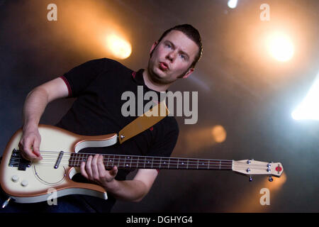 Il belga Trip Hop band Hooverphonic, live all'Heitere Open air di Zofingen, Svizzera Foto Stock