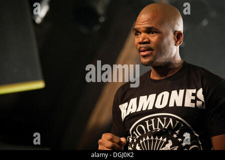 Gli Stati Uniti hip-hop musicista Darryl McDaniels aka DMC di Run DMC, vivono nell'Schueuer, Lucerna, Svizzera Foto Stock