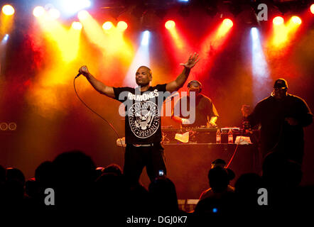 Gli Stati Uniti hip-hop musicista Darryl McDaniels aka DMC di Run DMC, vivono nell'Schueuer, Lucerna, Svizzera Foto Stock