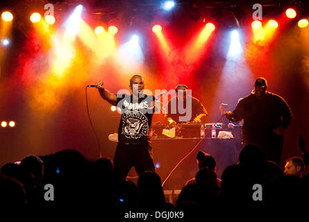 Gli Stati Uniti hip-hop musicista Darryl McDaniels aka DMC di Run DMC, vivono nell'Schueuer, Lucerna, Svizzera Foto Stock