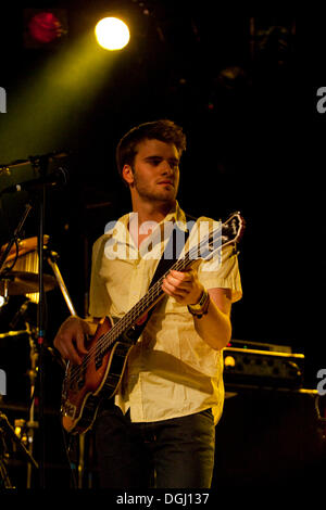 La Swiss rock band Christopher Christopher live in sede Schueuer, Lucerna, Svizzera Foto Stock