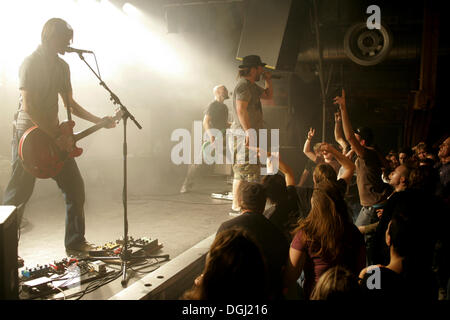 Il tedesco della rock band H-Blockx vivere nel luogo Schueuer, Lucerna, Svizzera Foto Stock