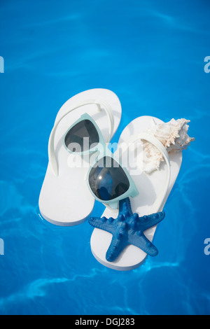 Il flip flop in acqua Foto Stock