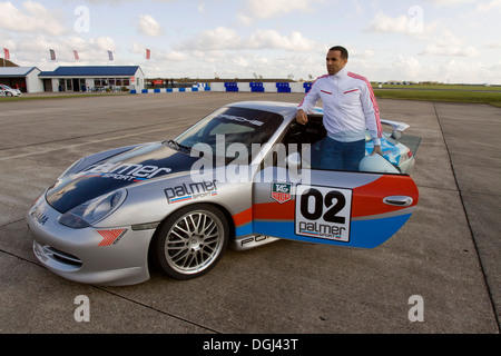 Inglese cantautore Craig David a Bedford autodromo, England.Regno Unito. Foto Stock