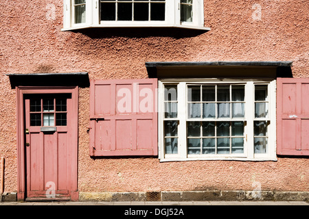 Facciata della casa su Holywell Street a Oxford. Foto Stock