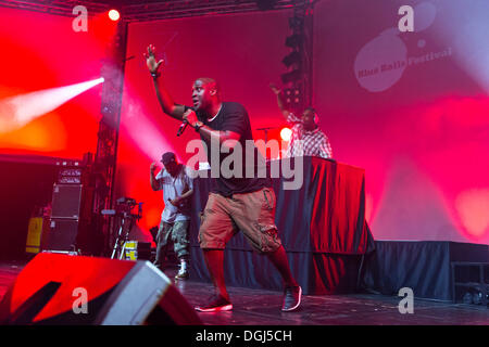 Kelvin Mercer di U.S.-American hip hop gruppo 'De la Soul' esecuzione dal vivo presso il Municipio di Lucerna del KKL Foto Stock