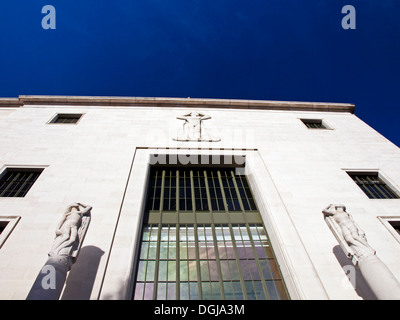 Esterno del Royal Institute of British Architects, 66 Portland Place, London, England, Regno Unito Foto Stock