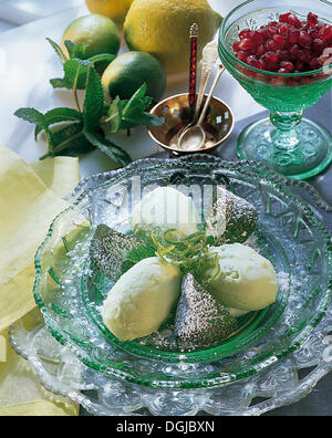 Gelato alla menta rinfrescante, Marocco. Foto Stock