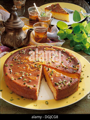 Torta allo yogurt, Cipro. Foto Stock