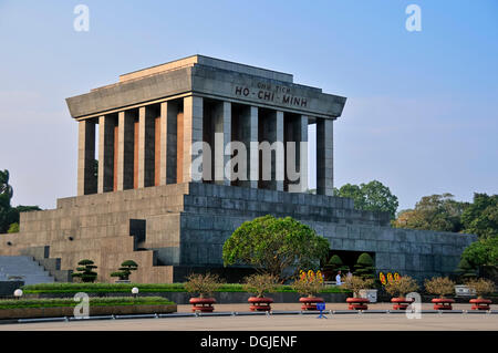 Mausoleo di Ho Chi Minh, Hanoi, Vietnam, sud-est asiatico Foto Stock