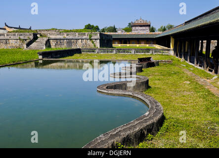 Laghetto di fronte al tesoro, Thai Hoa complesso palazzo Hoang Thanh Palazzo Imperiale, la Città Proibita e la tinta Foto Stock