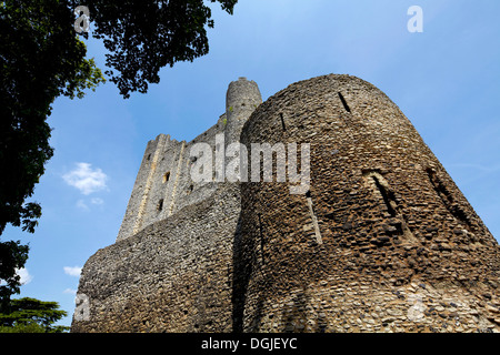 Rochester Castle nel Kent. Foto Stock