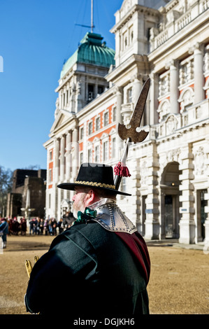 La Guerra Civile Inglese Società commemorare l'esecuzione del re Carlo I. Foto Stock